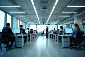 LED Bürobeleuchtung für produktives Arbeiten